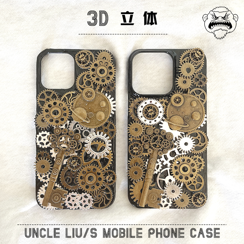 4128 3D Metal Gear Handmade Ph - Phone Cases Quality ulasan dan harga