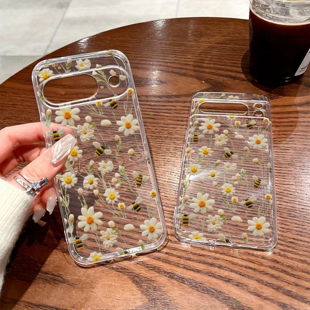 Cute Honeybee Flower Pattern S - Phone Cases Pixel 9A ulasan dan harga