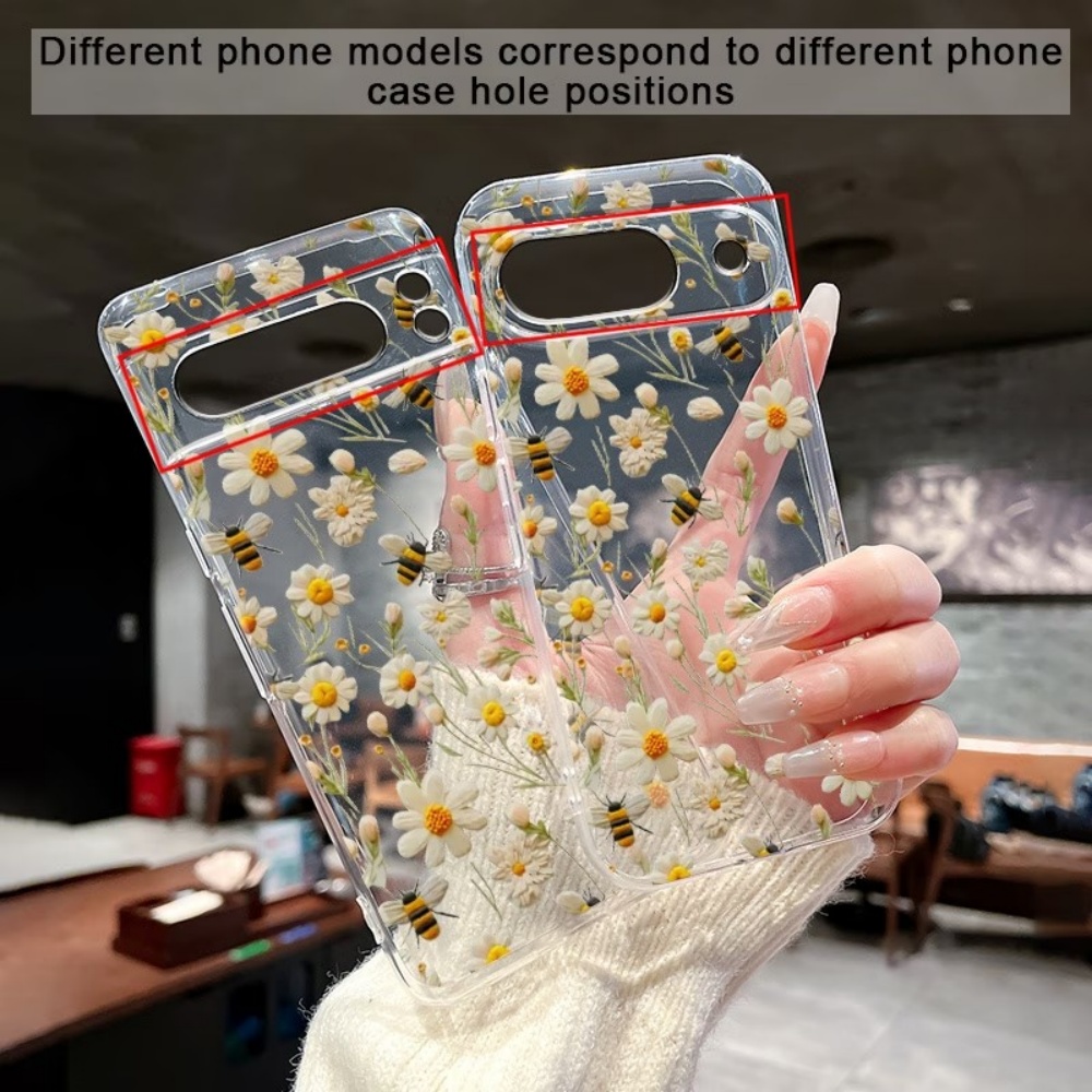 Cute Honeybee Flower Pattern S - Phone Cases Pixel 9A ulasan dan harga